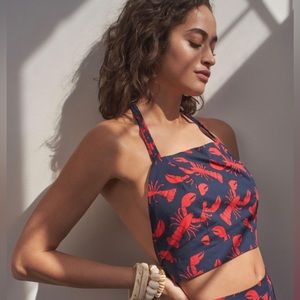 Anthropologie Eva Franco Lobster Halter Top